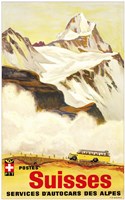 Postes Suisses Fine Art Print