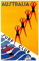 Australia Surf Club Fine Art Print