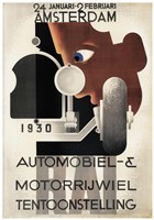 Amsterdam 1930 Automobiel Fine Art Print