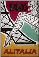Paris Alitalia Fine Art Print