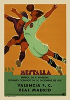 Valencia vs Real Madrid 1931 Fine Art Print