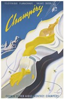 Teleferique Valais Suisse Fine Art Print