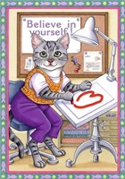 Artist Cat Fine Art Print