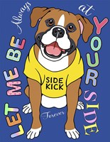 Boxer Graphic Style Fine Art Print