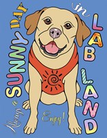 Labrador Graphic Style Fine Art Print