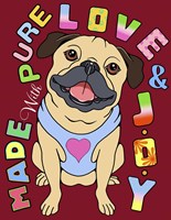 Pug Graphic Style Fine Art Print
