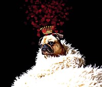 Royal Love Pup - Pug Fine Art Print