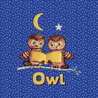 Cute Baby Owls Fine Art Print