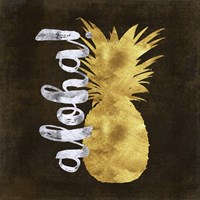 Aloha Silver & Gold II Fine Art Print