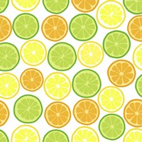 Citrus on White Fine Art Print