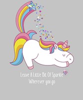 Leave A Little Bit Of Sparkle Tee Fine Art Print