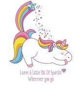 Leave A Little Bit Of Sparkle 2 Tee Fine Art Print