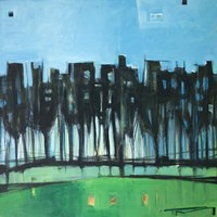 Midsummer Treeline Fine Art Print