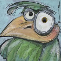 Square Bird 3b Fine Art Print