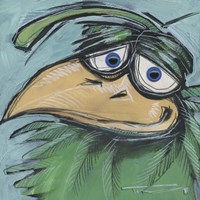 Square Bird 12b Fine Art Print