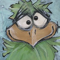 Square Bird 14b Fine Art Print