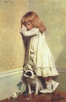 In Disgrace, 1885 Fine Art Print