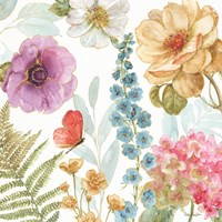 Rainbow Seeds Flowers III Fine Art Print