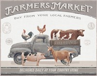Vintage Farm I v2 Fine Art Print