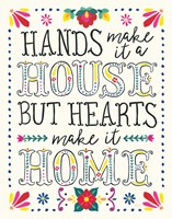 Floral Fiesta White Inspiration II Fine Art Print