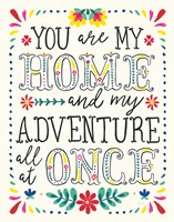 Floral Fiesta White Inspiration I Fine Art Print