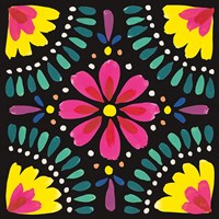 Floral Fiesta Tile X Fine Art Print