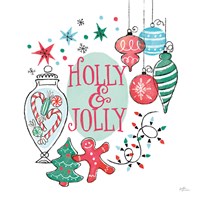 Retro Christmas IV v2 Fine Art Print