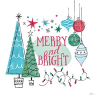 Retro Christmas II v2 Fine Art Print