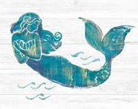 On the Waves II Light Plank Framed Print