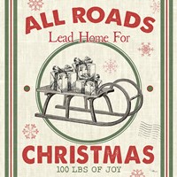 Farmhouse Holiday II Fine Art Print