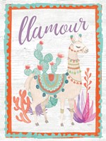 Lovely Llamas II Llamour Fine Art Print