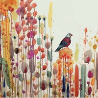 Joie De Vivre Carre Fine Art Print