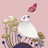 Le Petit Sentier Rose Fine Art Print