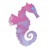 Seahorse 1 Pink Fine Art Print