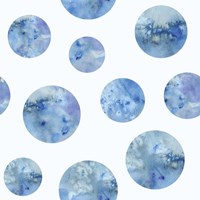 Bubble Pattern on White Fine Art Print