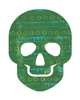 Green Skull Fine Art Print