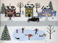 Snowy Lane Fine Art Print