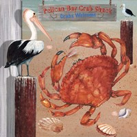 Pelican Beach Fine Art Print