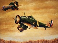 Peashooter Framed Print