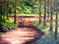 Exploring With My Best Friend Fine Art Print