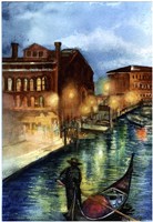 Venice Evening Fine Art Print