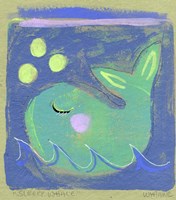 Sleepy Whale Fine Art Print