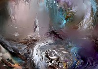 Imaginary Landscape Emerald Fine Art Print