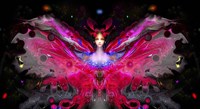 Butterfly Red Dancer Fine Art Print