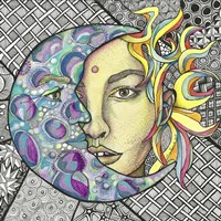 Mother Sun And Father Moon Fine Art Print