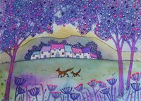 Fox And Cub Fine Art Print