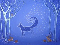 Fox Spirit Bringer Of Night Fine Art Print