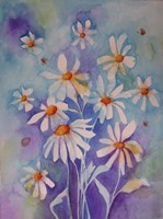 Dancing Daisies Framed Print