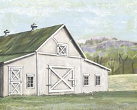Field Barn in Spring Fine Art Print