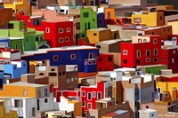 Color town Fine Art Print